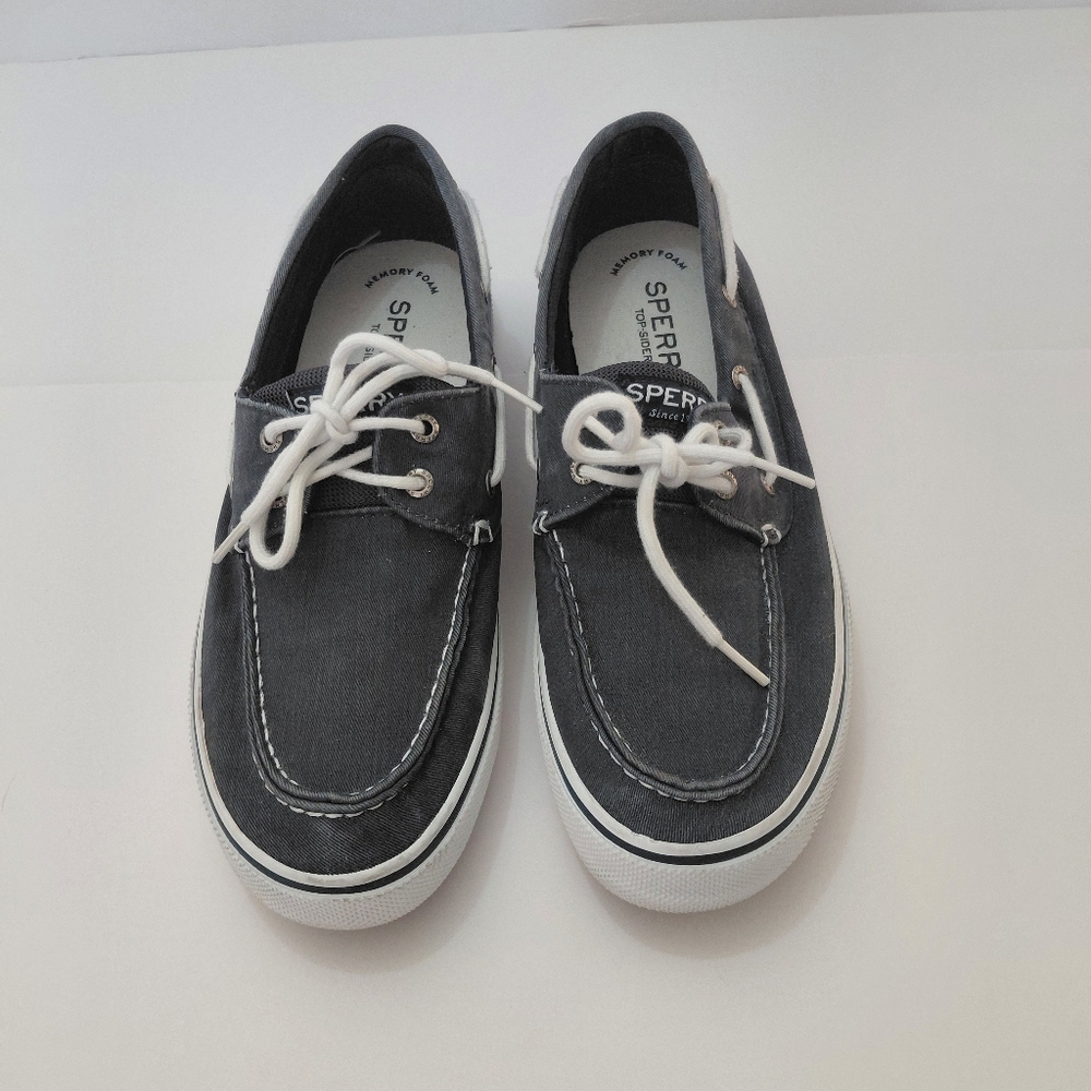 Mens Blue Sperry Boat Shoes - 9